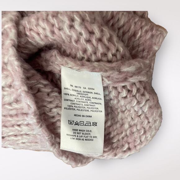 Anthropologie Moth Lavender Pink Coquette Boho Bow Back Sweater Size S - Picture 10 of 10